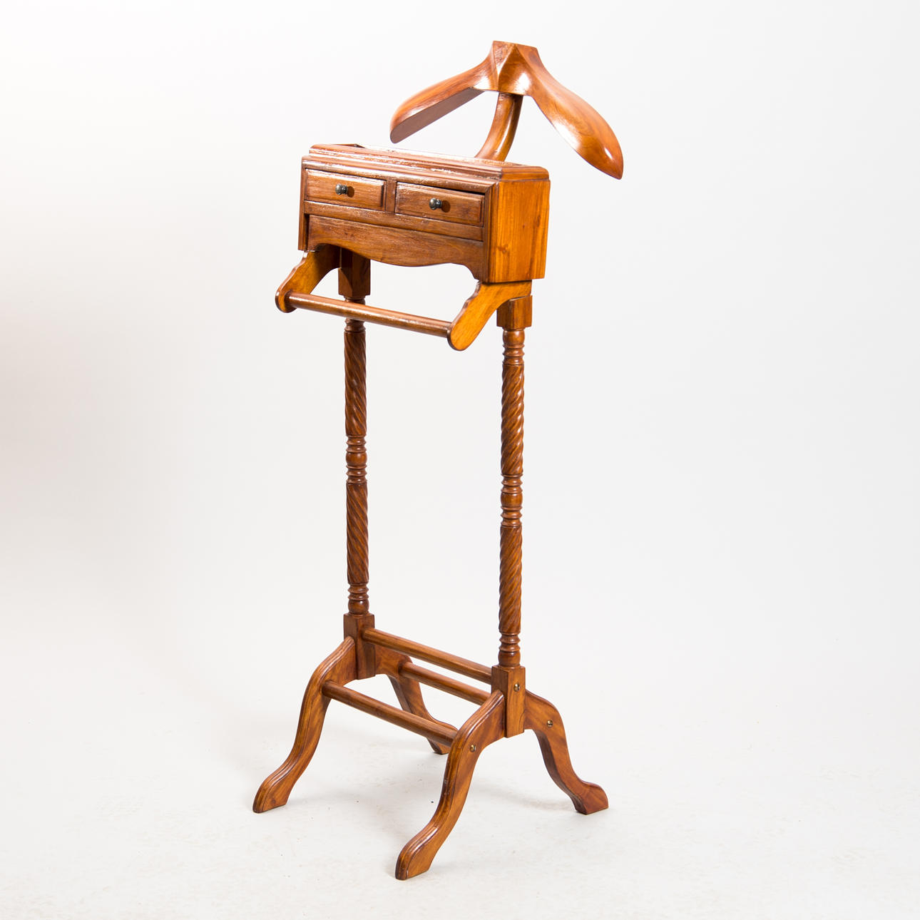 HERRBETJÄNT, mahognybetsad, samtida.