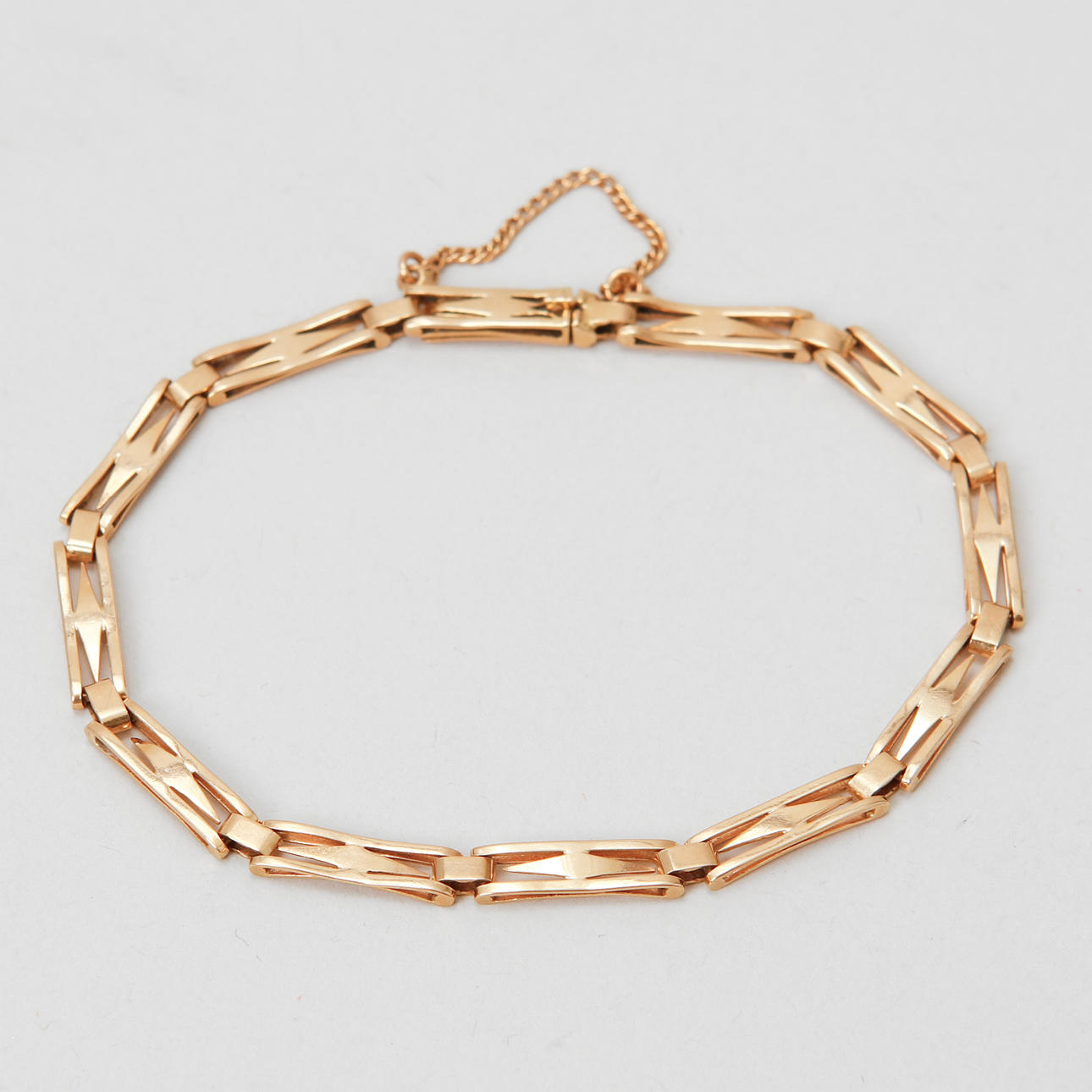 ARMLÄNK, 18k guld, vikt ca 6,4 gram.