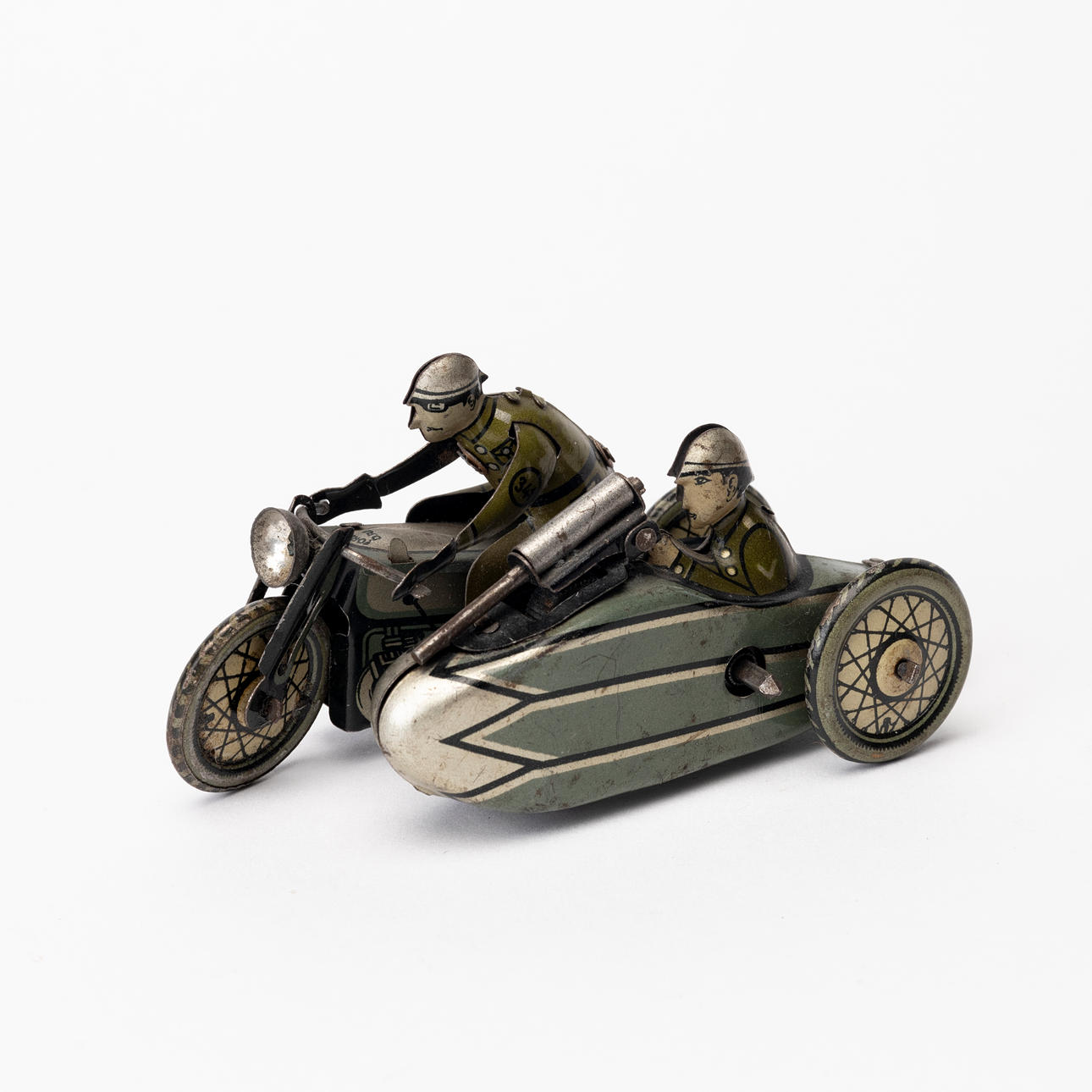 KELLERMANN 341 military motorcycle with sidecar, clockwork.