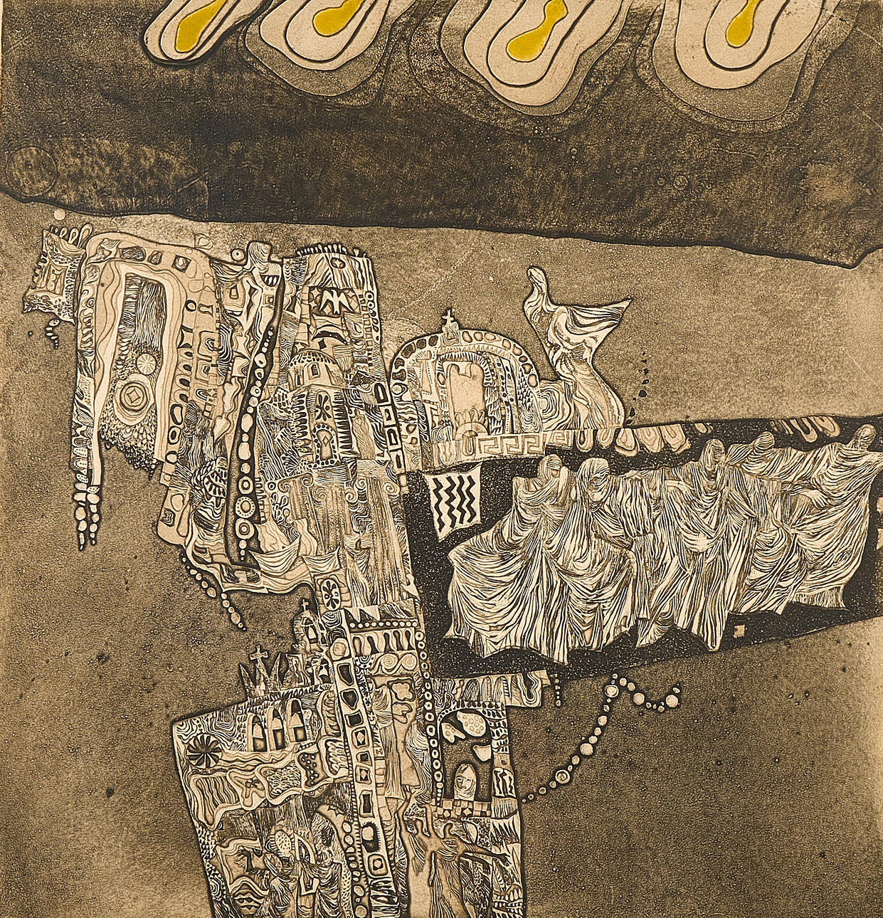VIIVE TOLLI. Etching.