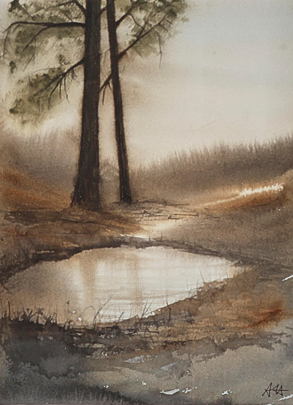 ANNA HELLSTRÖMER. watercolour.