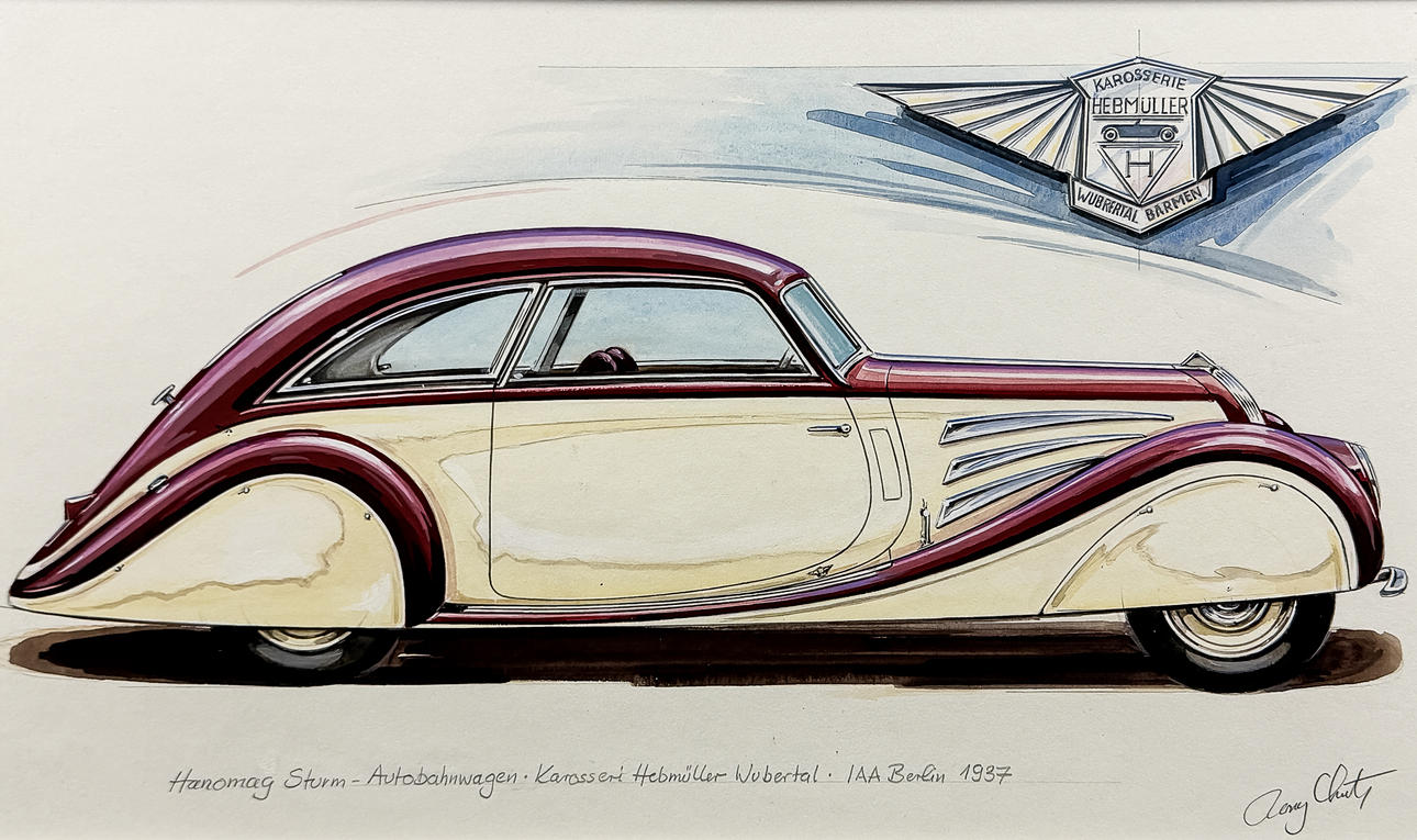 RONY LUTZ. HANOMAG STURM. Original.