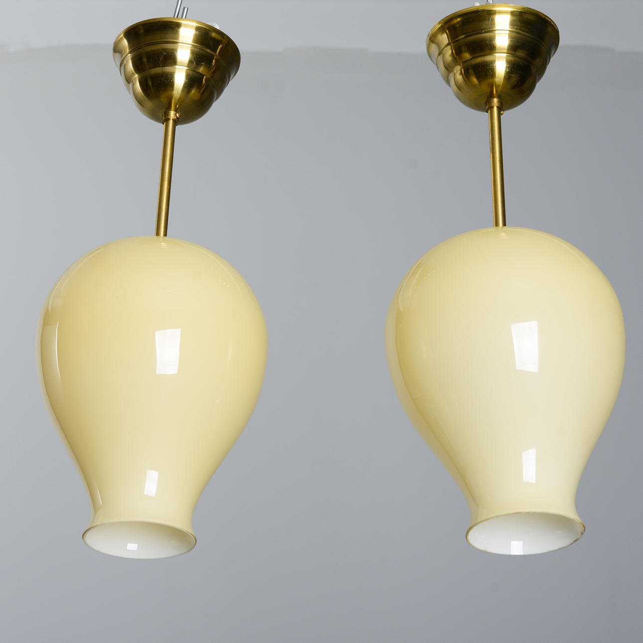 CEILING LAMPS, a pair, Swedish modern, 1940s.