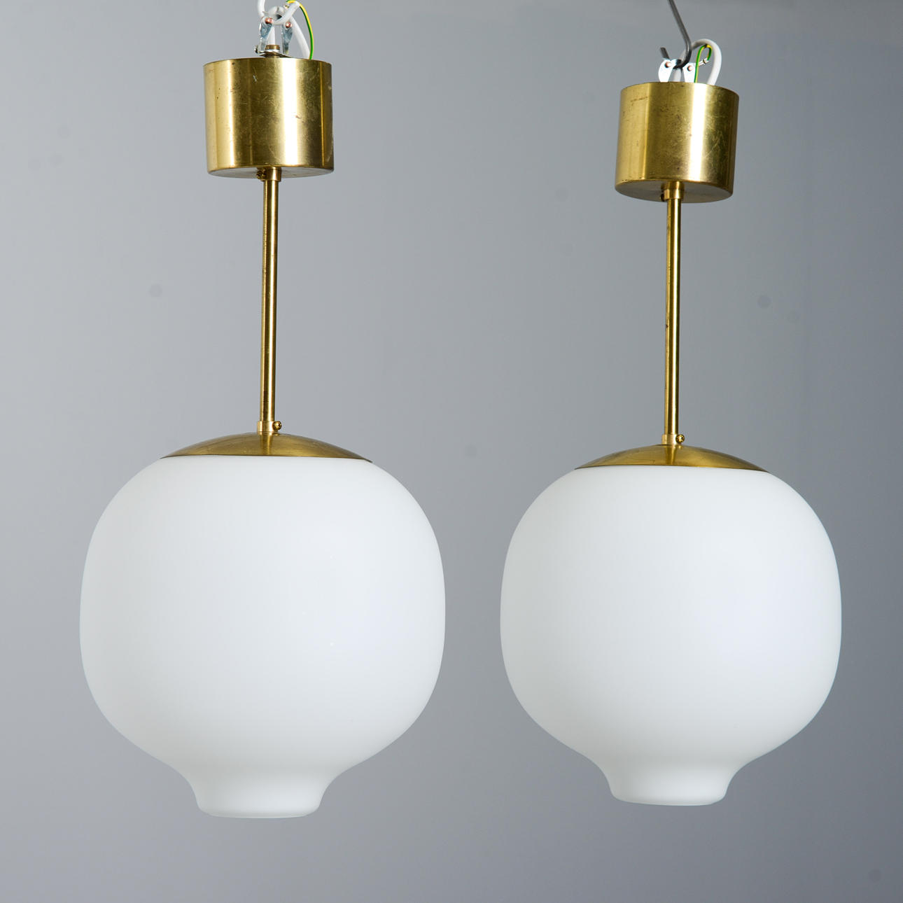 CEILING LAMPS, a pair, Swedish modern, 1940s.