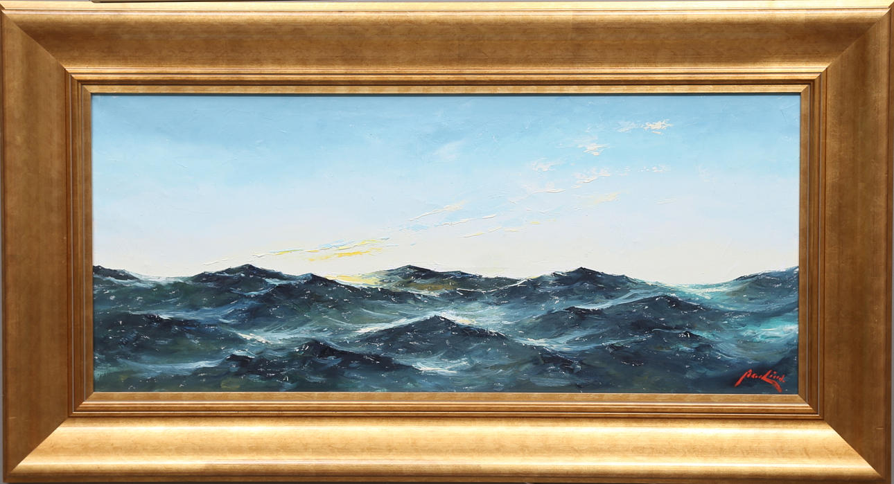 AXEL LIND. Olja på duk, signerad.