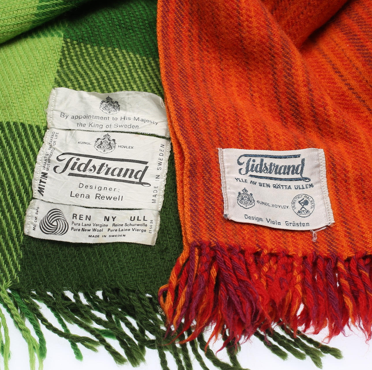 FILTAR / PLÄDAR, ull, Viola Gråsten samt Lena Rewell, Tidstrand.