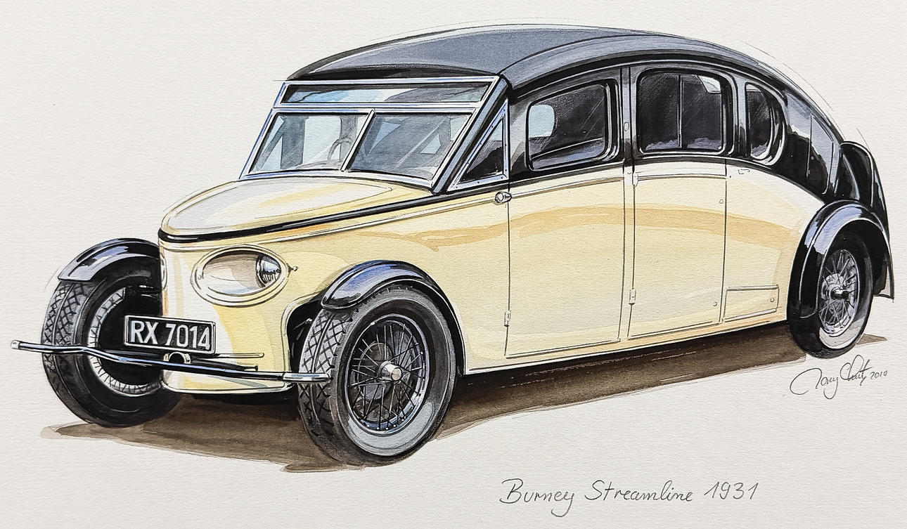 RONY LUTZ. BURNEY STREAMLINE. Original.