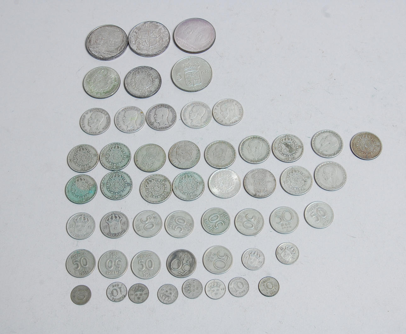 SILVERMYNT, 49 st, 1875-1976.