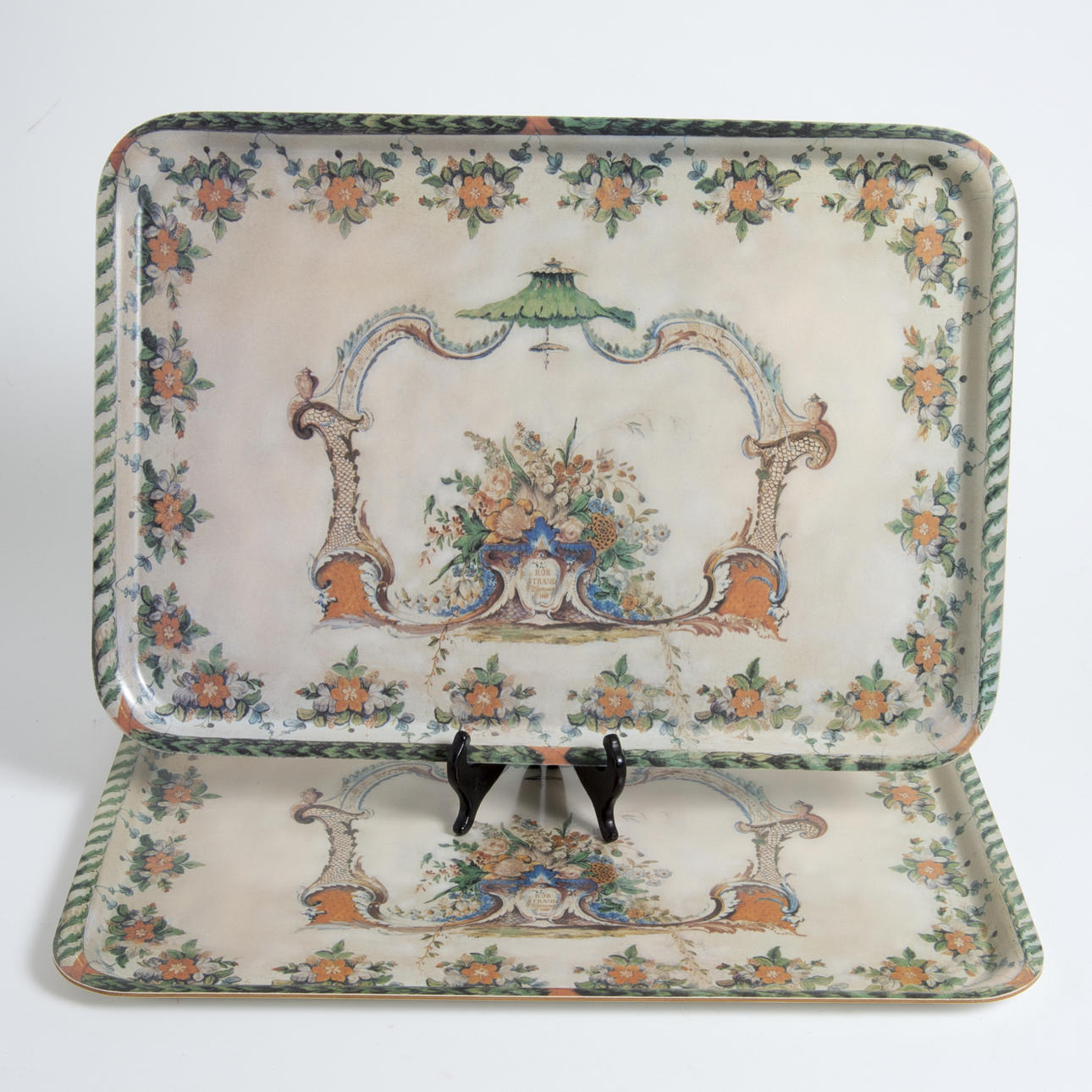 BRICKOR, 1 par, "Rörstrand", Kungliga Slottsboden.