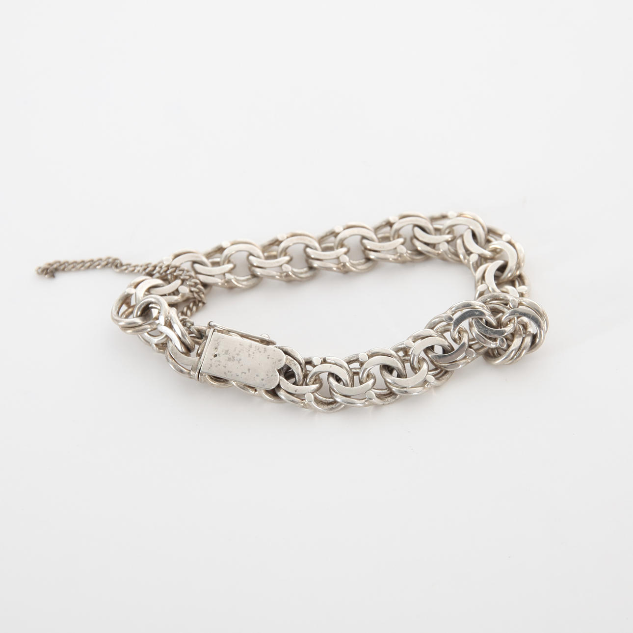ARMBAND, Bismarcklänk, silver, 1900-talets andra hälft.