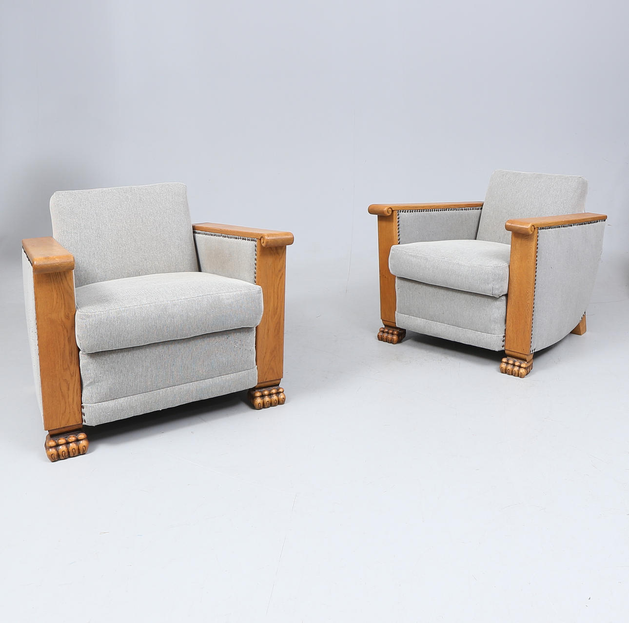 ARMCHAIRS, 1 pair, Art Deco, 1920s/30s.