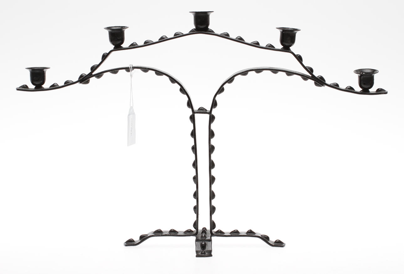 KANDELABER, järn, 1900-tal.