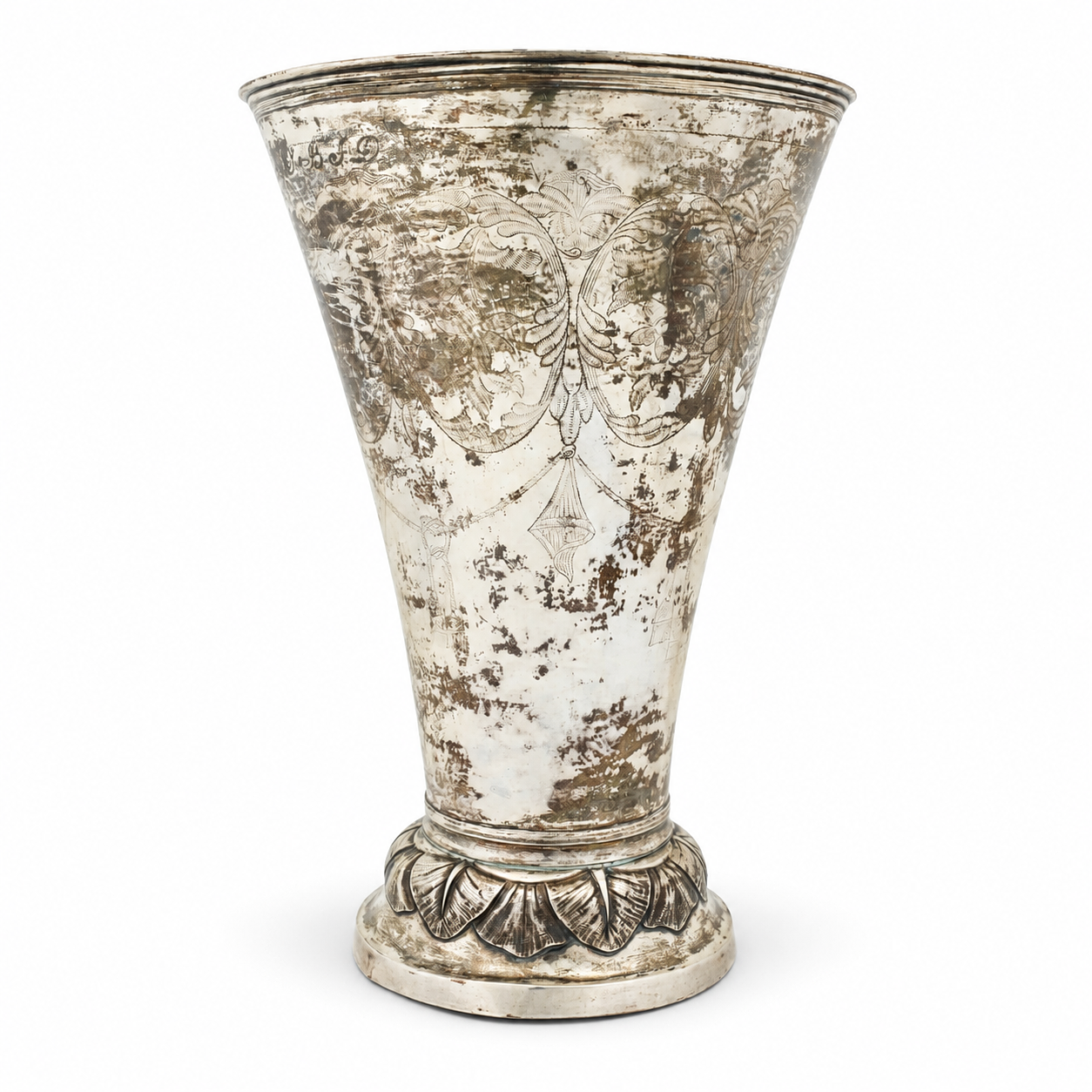 LARS LÖFGREN. beaker, silver, Hudiksvall, active 1797-1853.