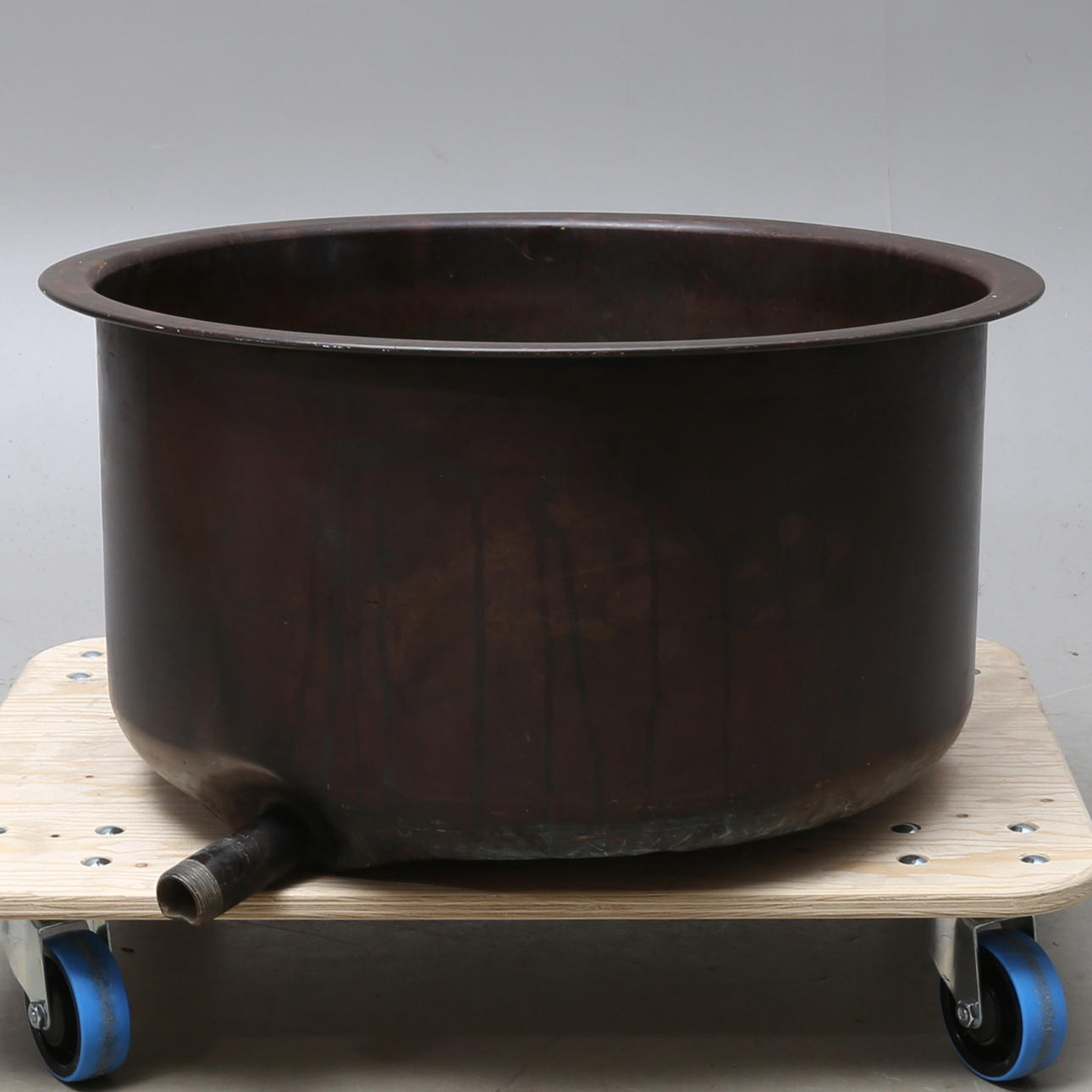 BALJA med tapp, koppar, 1800/1900-tal.