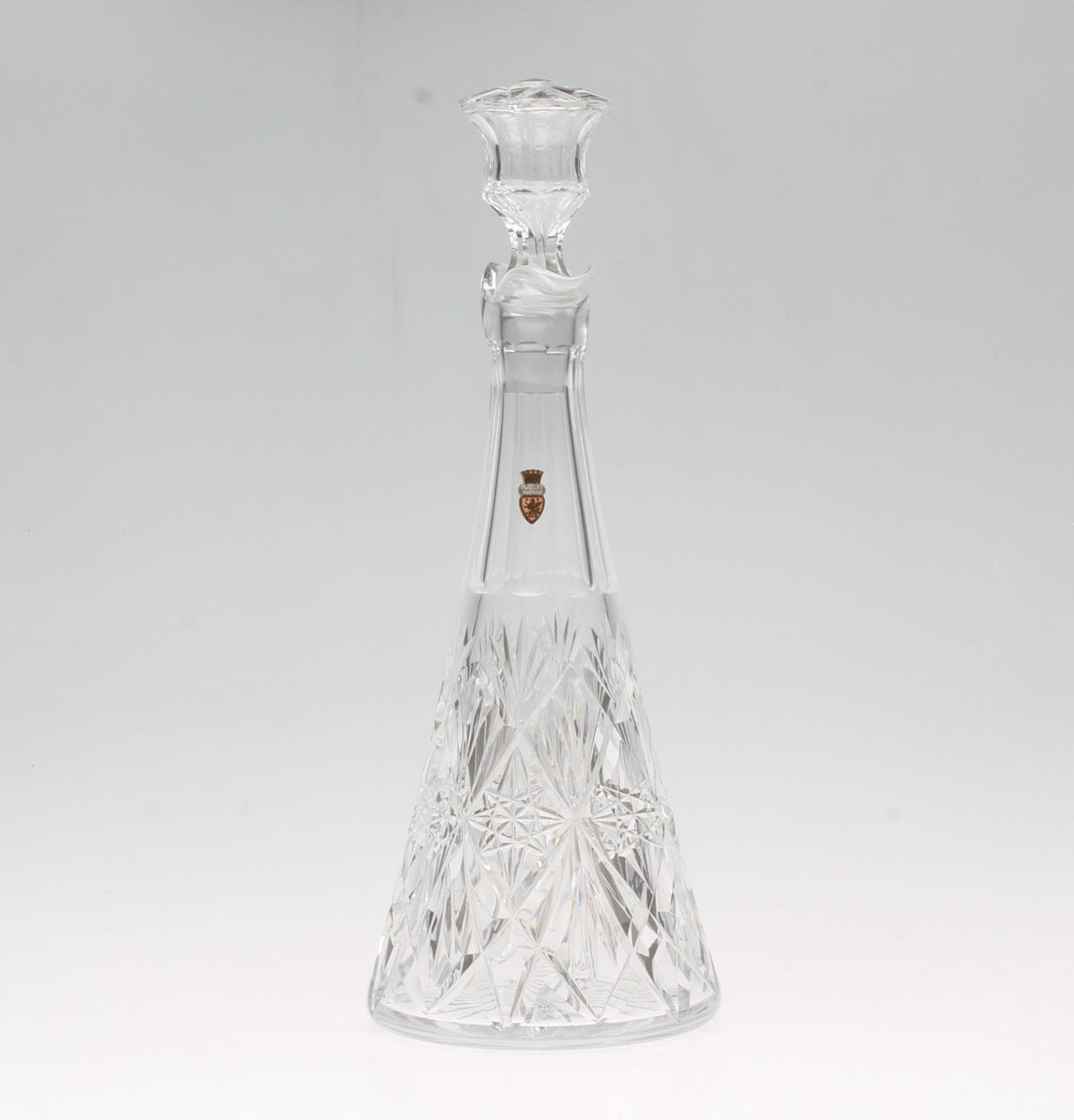 KARAFF, glas, Mjölby kristallglassliperi.