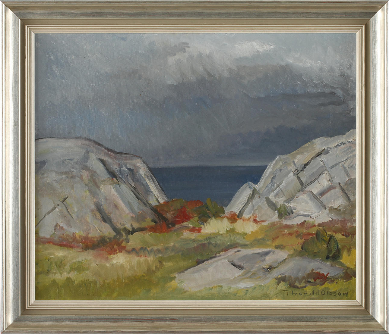 THORILD OLSSON. olja på duk, sign.