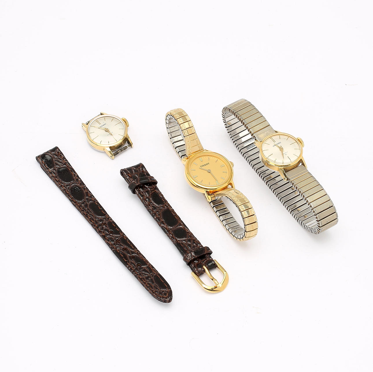 ARMBANDSUR, 3 st, Tissot samt Seiko.