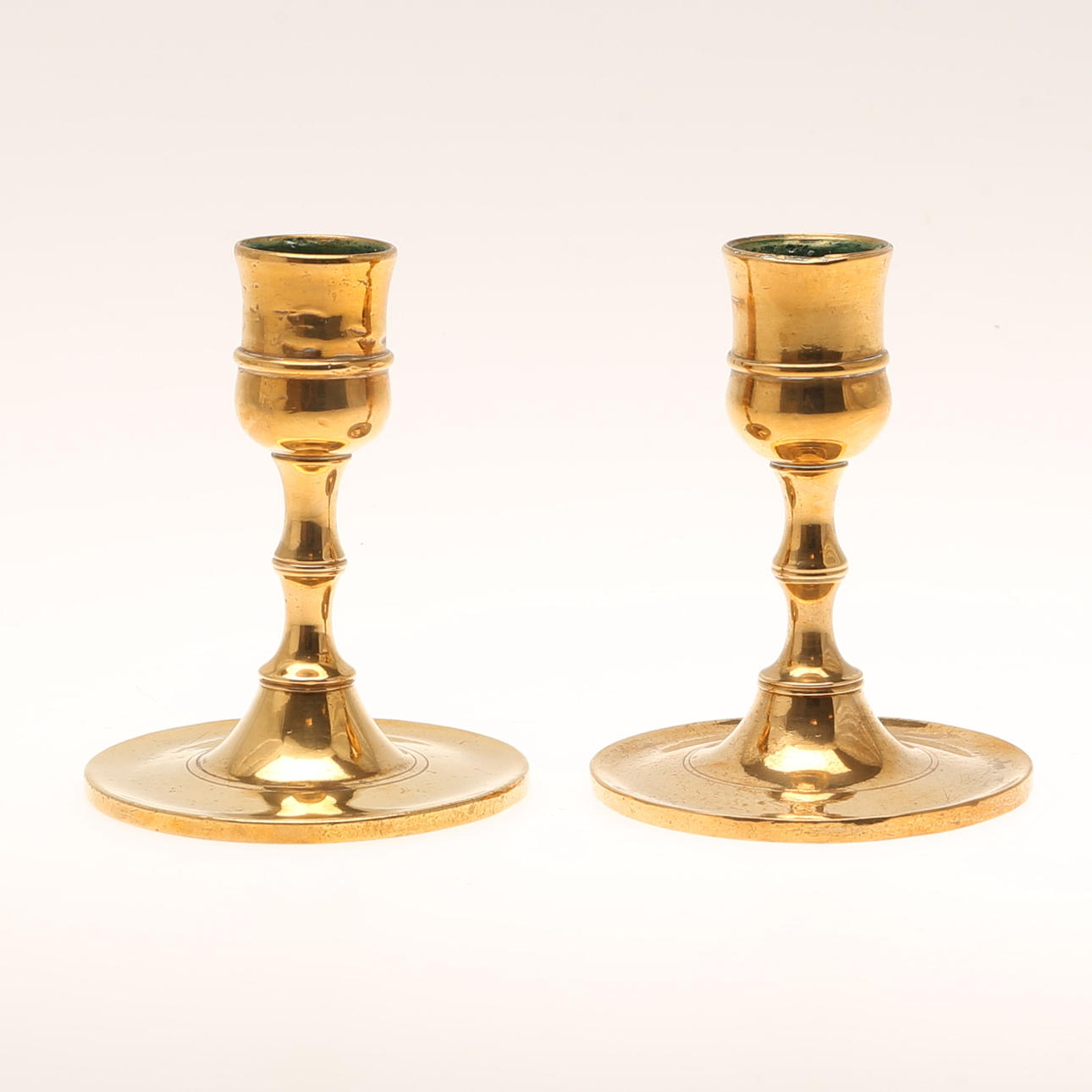 LJUSTAKAR ETT PAR, mässing Jönköpings metallfabrik.