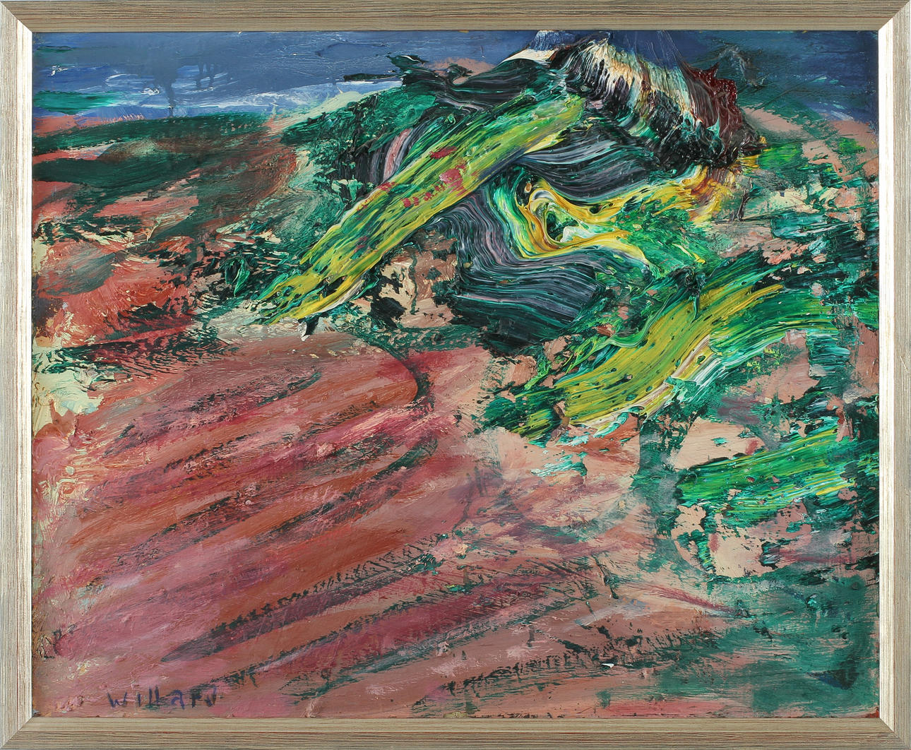 WILLARD LIND. olja på duk, sign.