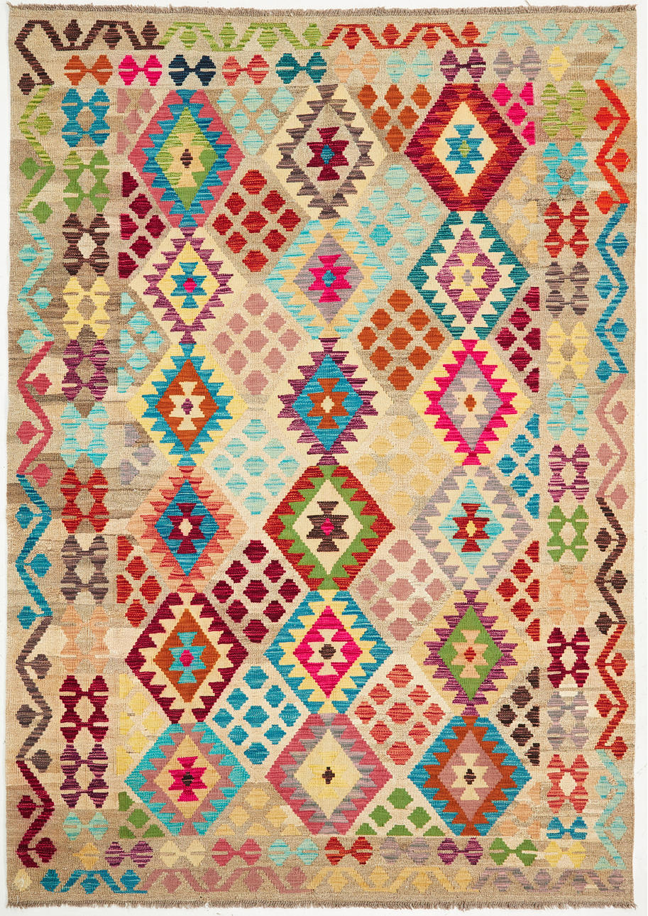 ORIENTMATTA. Kelim, ca 250x178 cm.