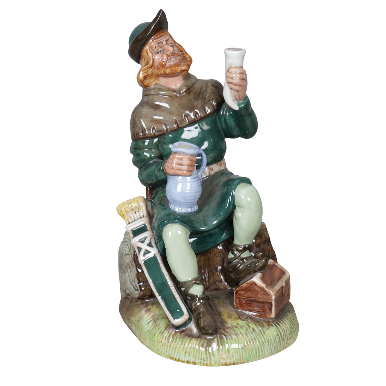A ROYAL DOULTON FIGURE 'ROBIN HOOD'.