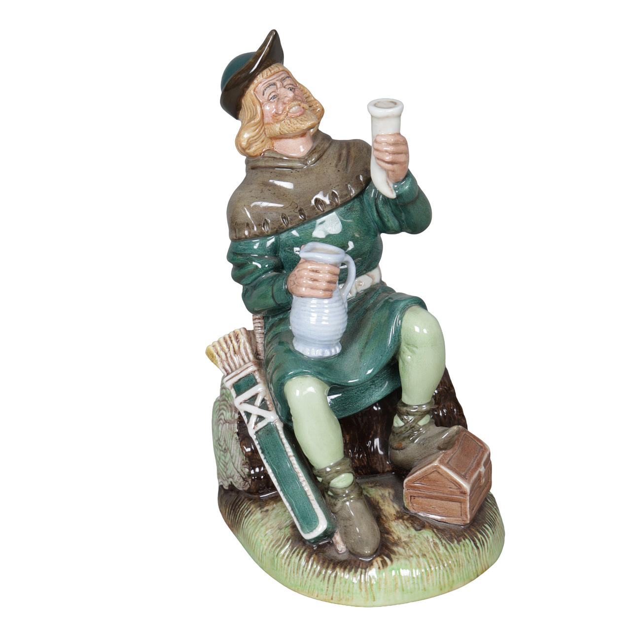 A ROYAL DOULTON FIGURE 'ROBIN HOOD'.