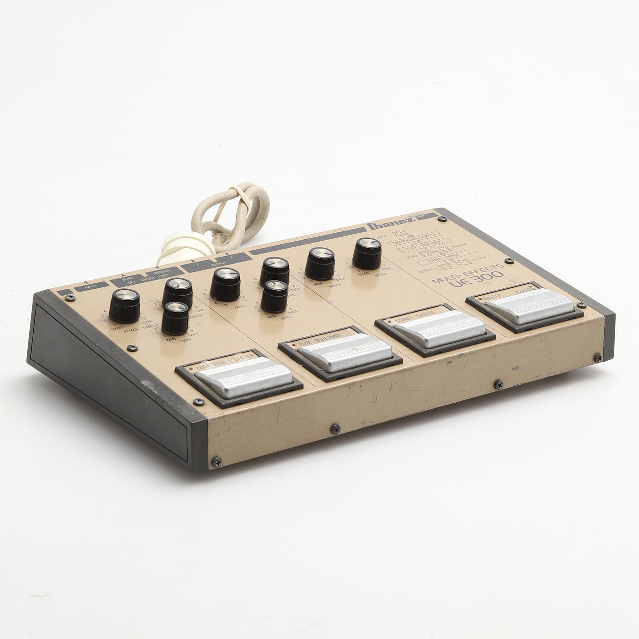 EFFEKTPEDAL, för gitarr, Ibanez UE300 Multi-Effects, 1980-tal.