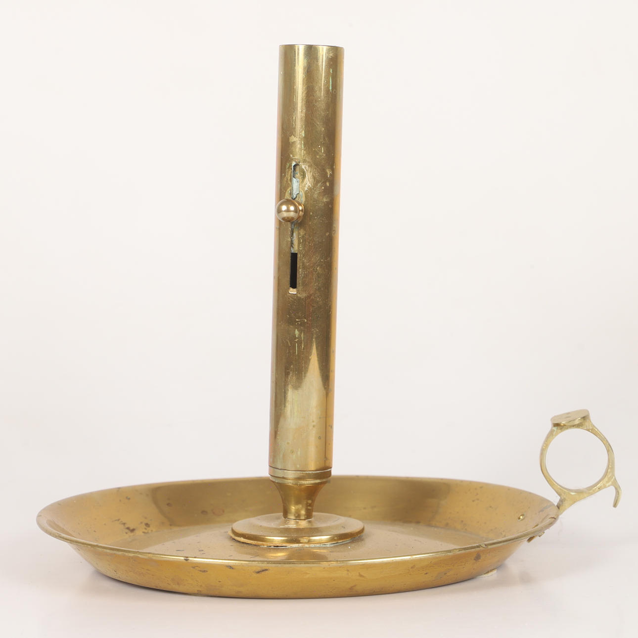 NATTLJUSSTAKE, stor modell, mässing, 1900, tal.