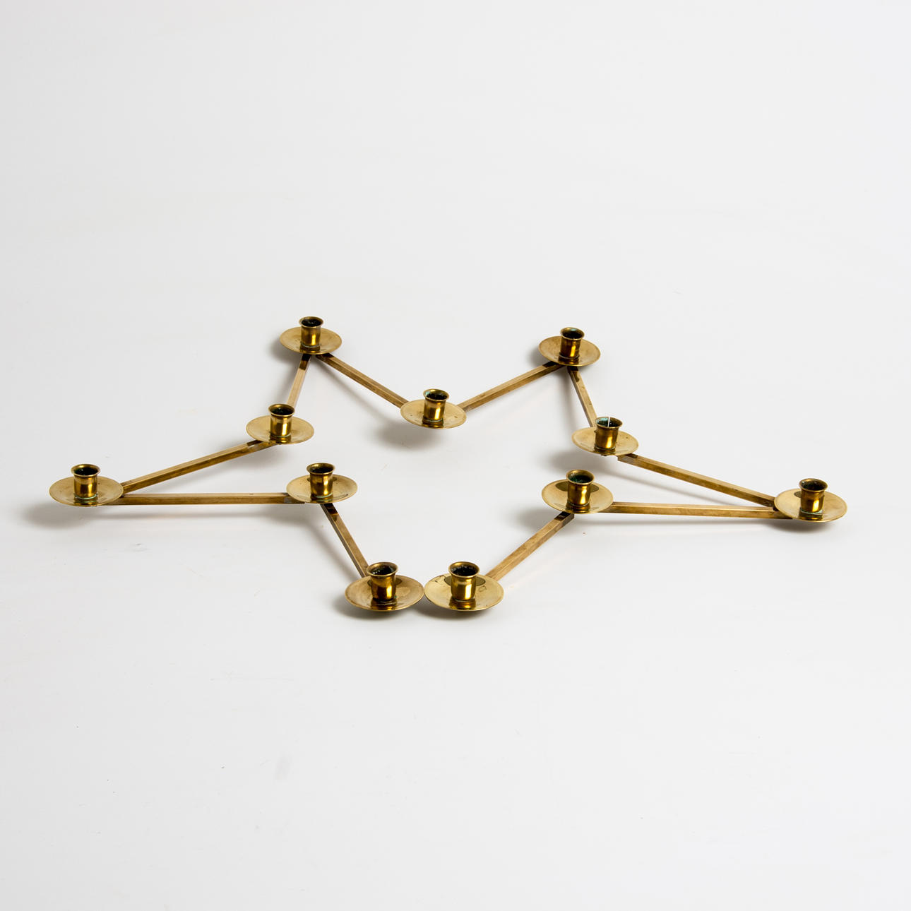 LJUSSTAKE, "Margareta-staken", mässing.