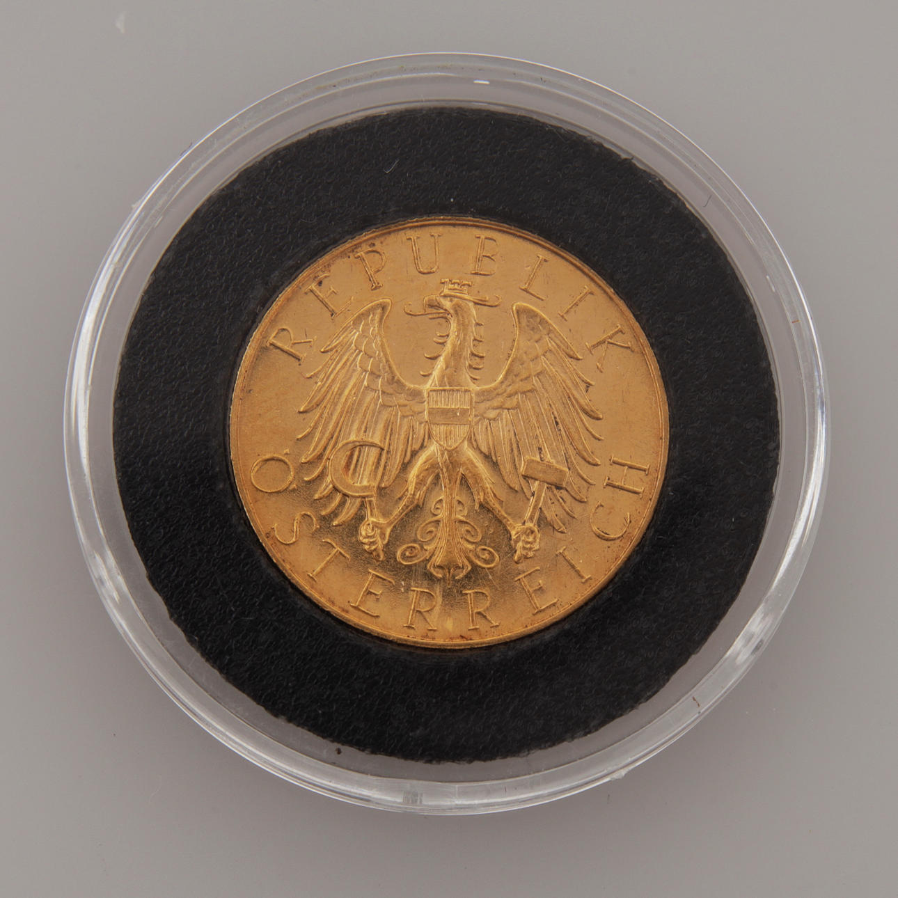 MYNT, guld, 25 shilling, Österrike, 1931.