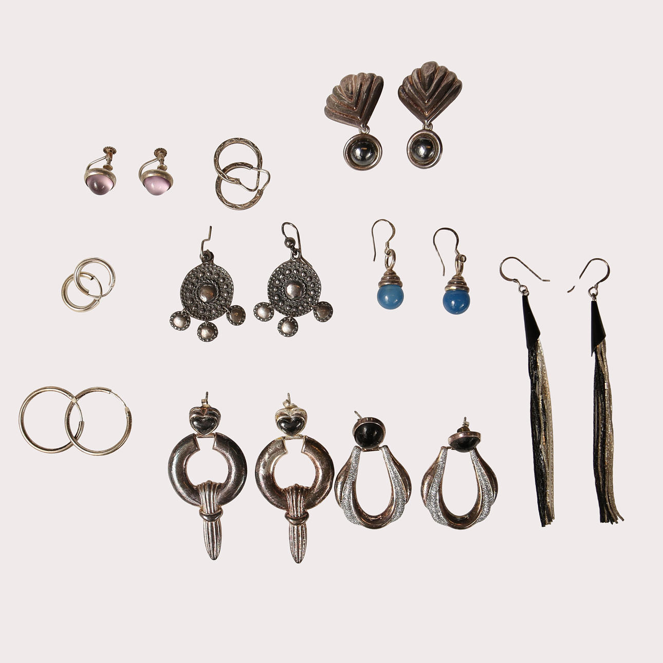 SMYCKEN, Silver, örhängen, 10 par.