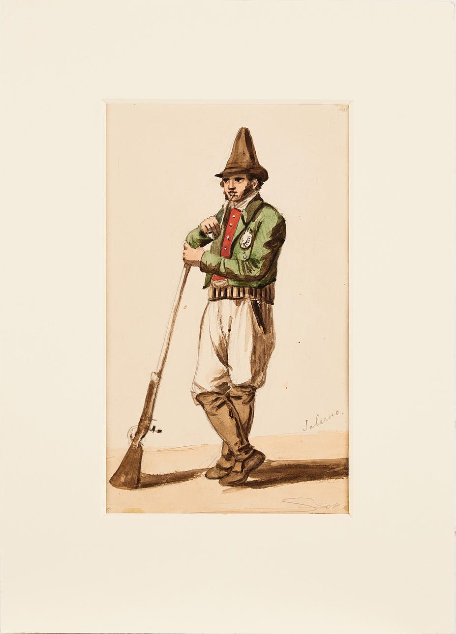 HJALMAR MÖRNER (1794-1837). Rövare.