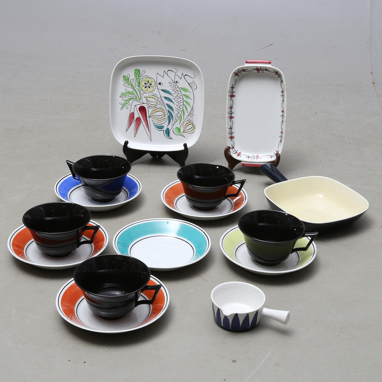 PARTI PORSLIN, 15 delar, Rörstrand, 1900-talets andra hälft.