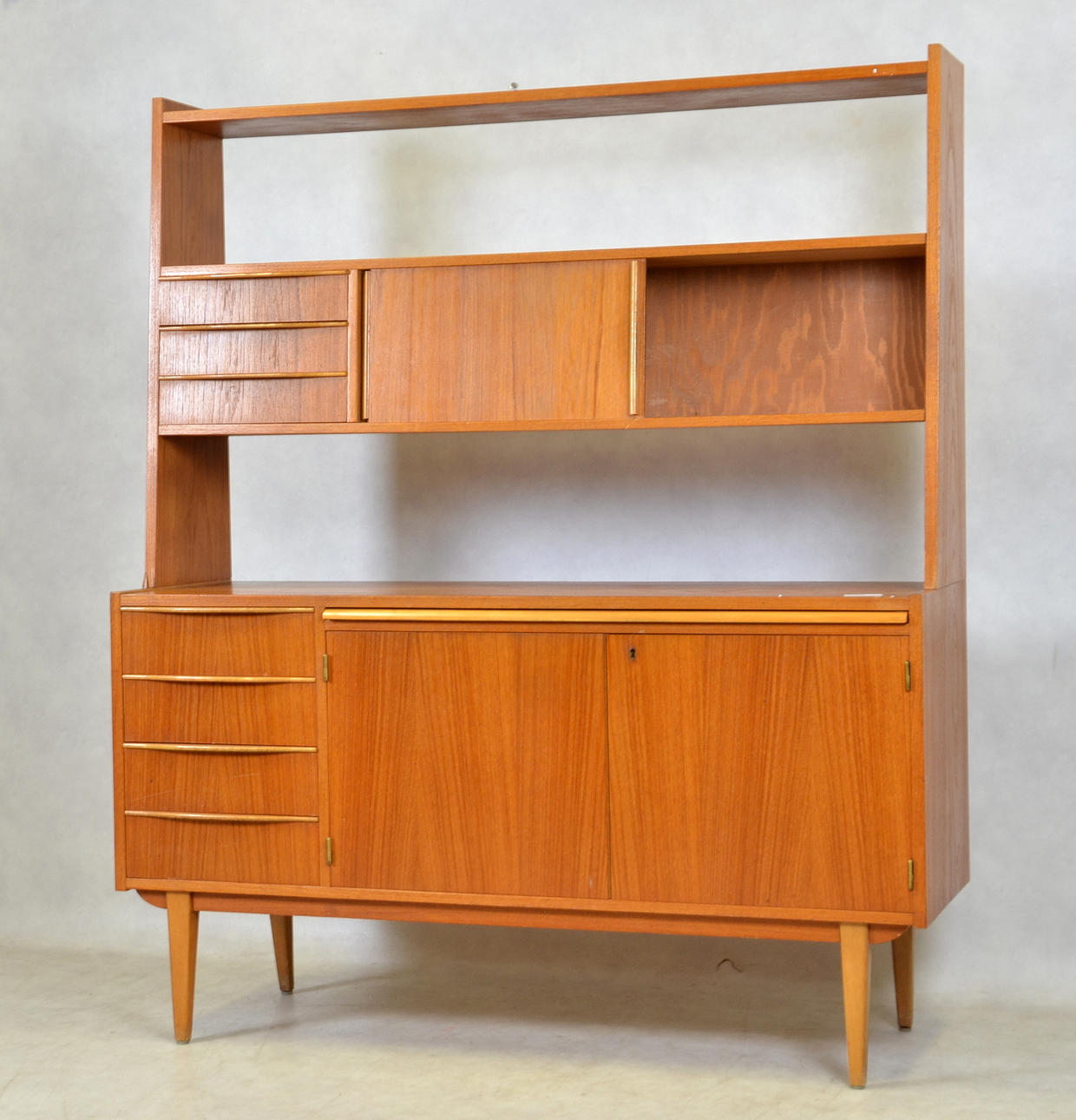 BOKHYLLA, teak, 1950/60-tal.