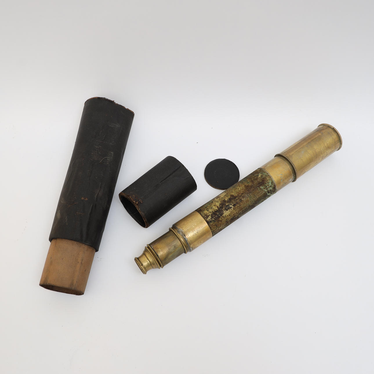TELESCOPE, early 20th century, brass.