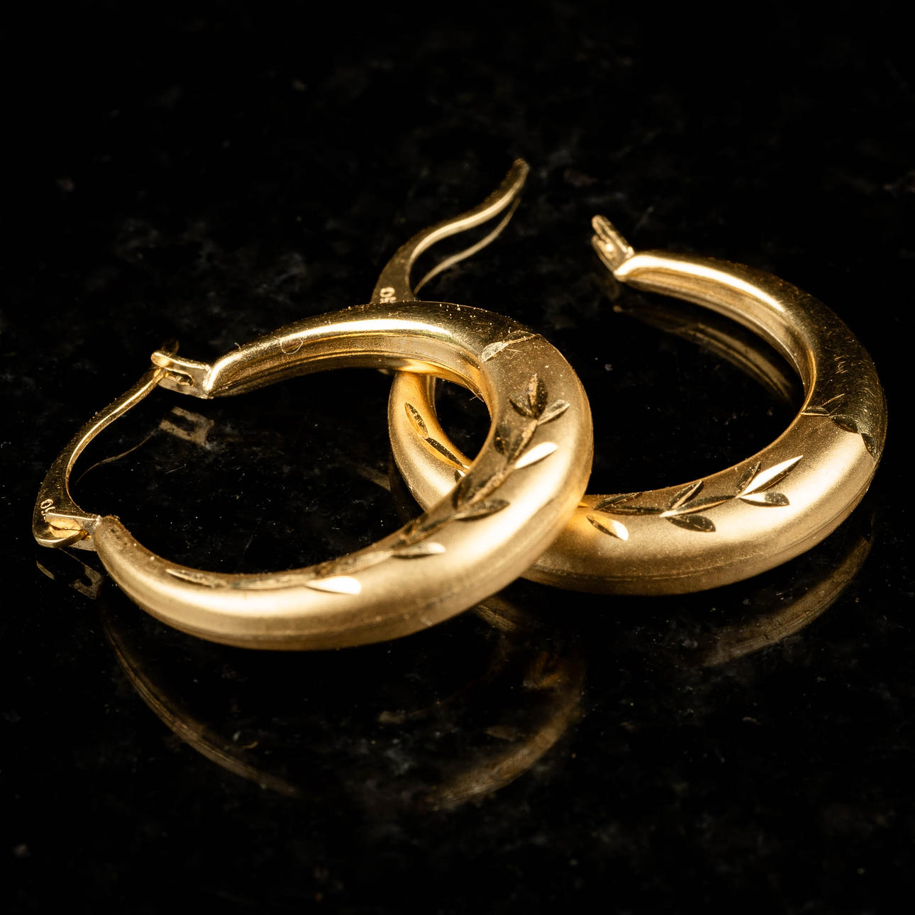 ÖRHÄNGEN, Guld 18K, Ett par, 1900-tal.