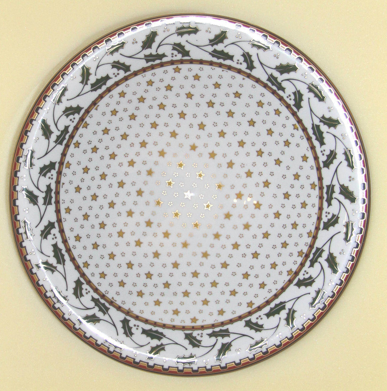 FÜRSTENBERG. Weihnachtsschale.