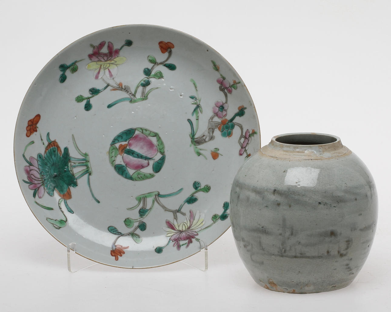 BOJAN och TALLRIK, porslin, Kina.