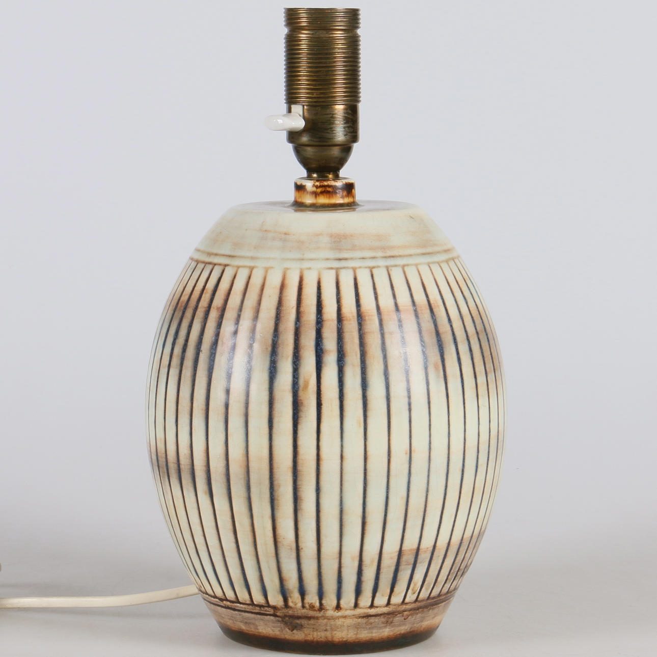 BORDSLAMPA, stengods, Gertrud Lönegren, Rörstrand.