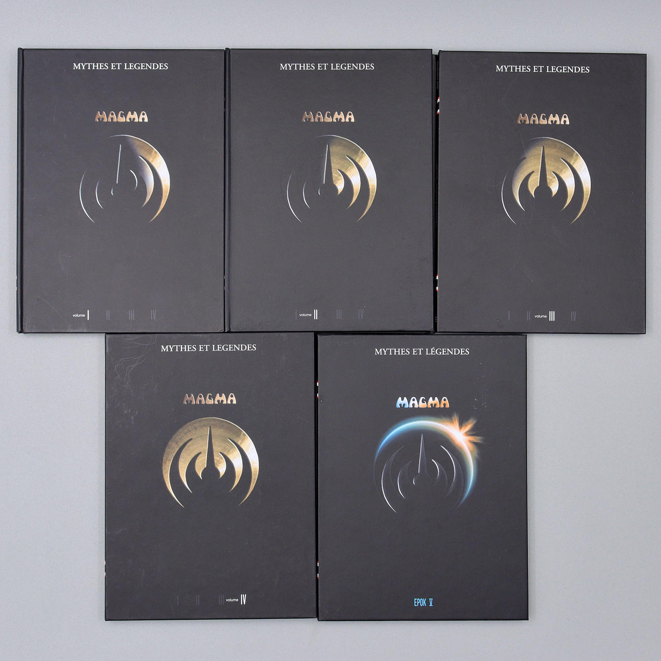 MAGMA, DVD "MYTHES ET LEGENDES" 1-5 (SKIVA NR 4 SAKNAS).
