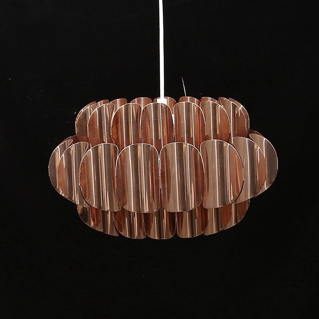 TAKLAMPA, Werner Schou, Coronell Electrics, Danmark, 1900-talets andra hälft, höjd ca. 19 cm.