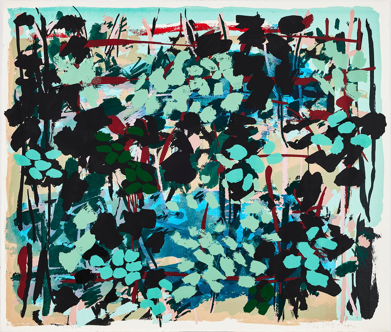 BO SWENSON. Serigrafier, 3 st., signerade, numrerade.