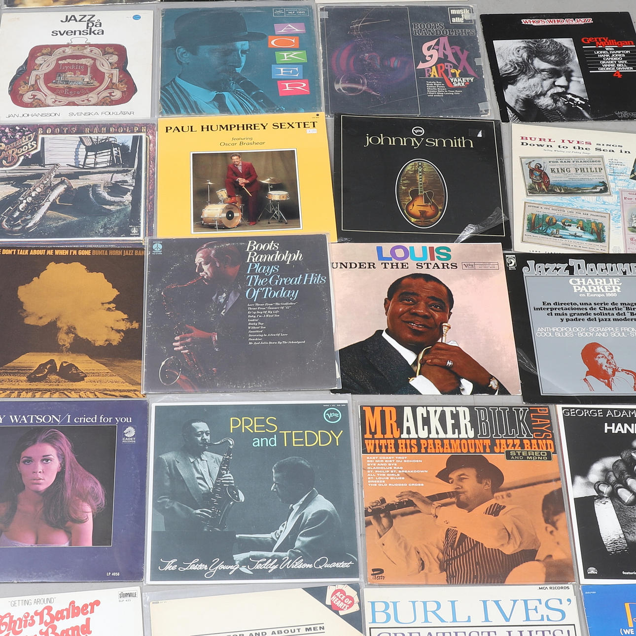 LP-SKIVOR, 28 stycken, jazz.