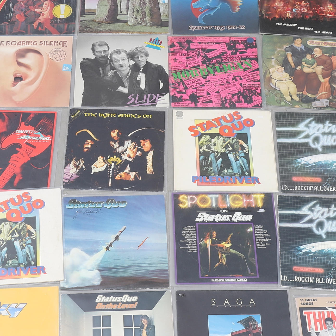 LP-SKIVOR, 23 stycken, rock.