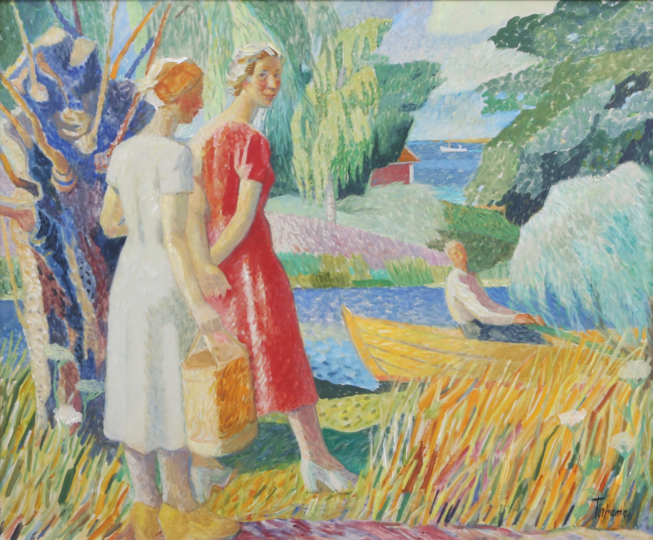 GUNNAR TORHAMN. OIL, on panel, signed.