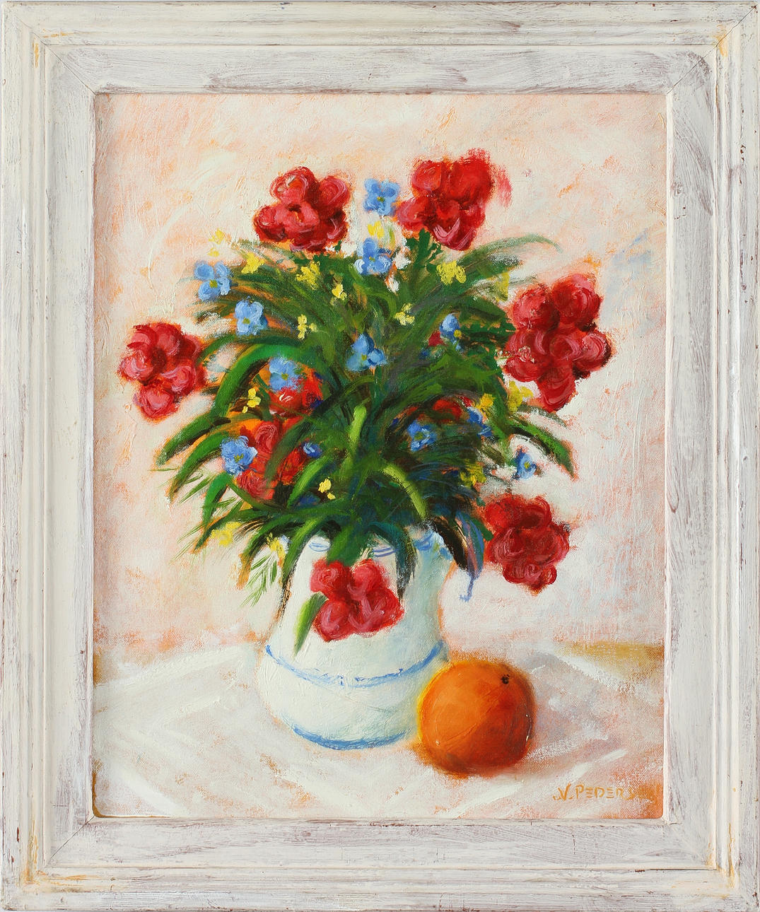 NILS PEDERSEN. Olja på duk, signerad.