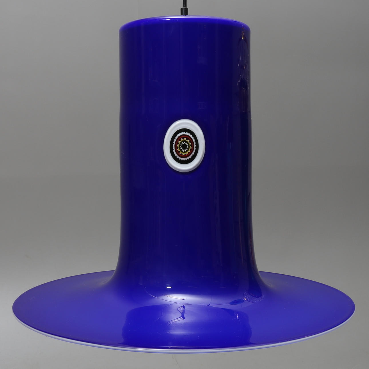 TAKLAMPA, glas, Gino Vistosi, Murano, 1960-tal.