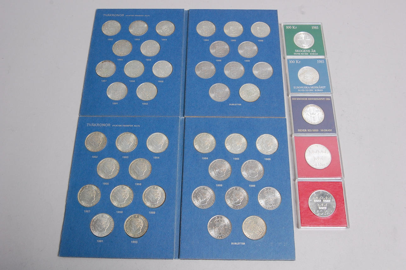 SILVERMYNT, 33 st ocirkulerade.