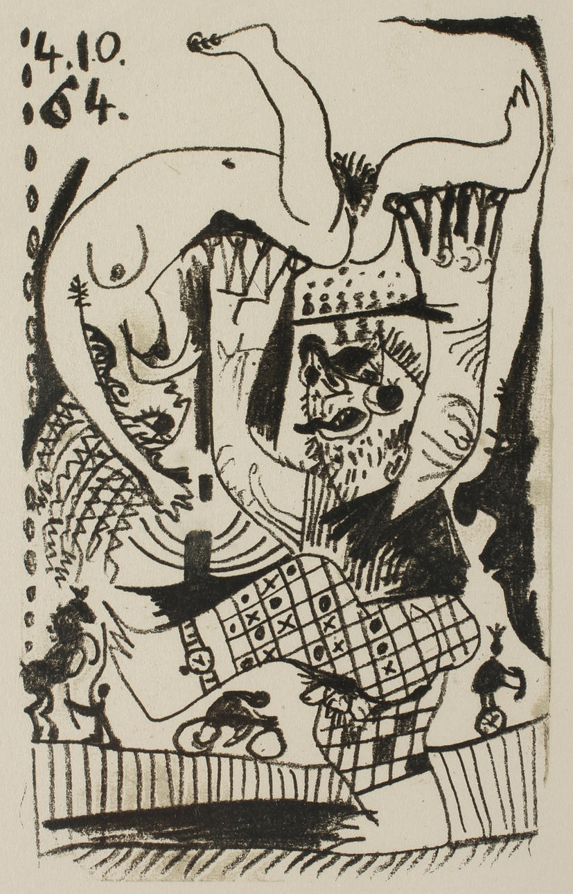 PABLO PICASSO. Litografi.