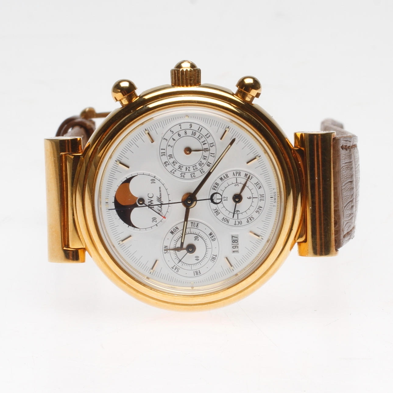 HERRARMBANDSUR, IWC, Da Vinci, 18K guld.